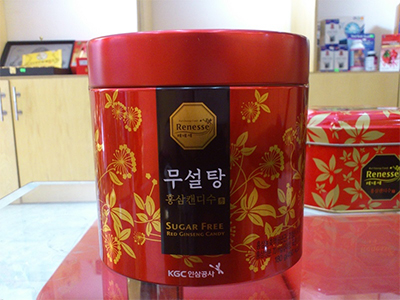 Kẹo hồng sâm không đường Renesse 180g_KGC